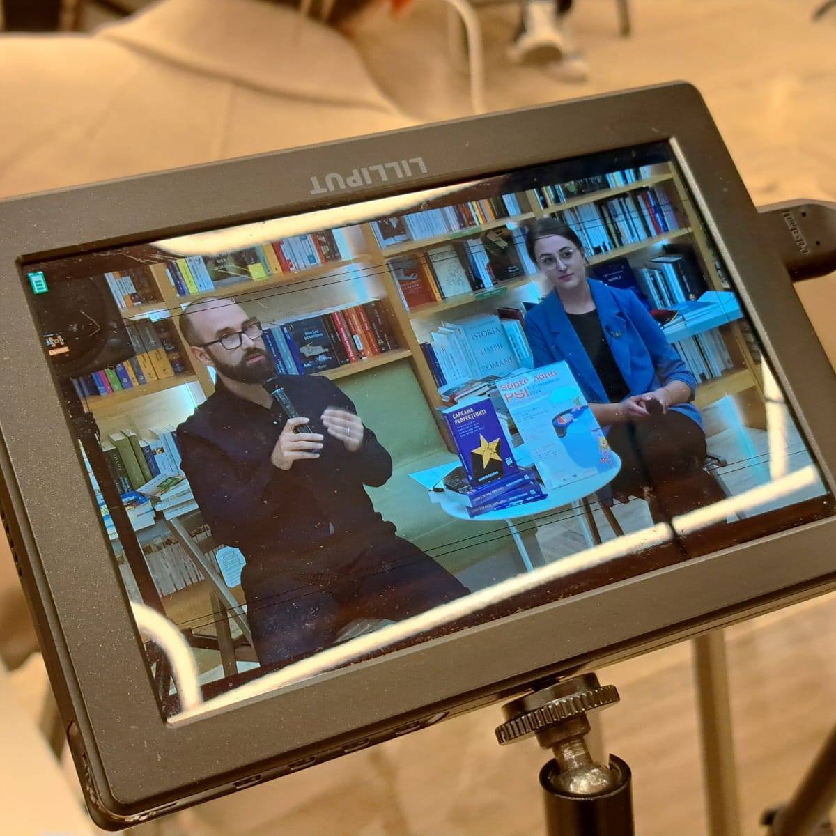 Cristian Boldișteanu și Adelina Scurtu la Cărturești
