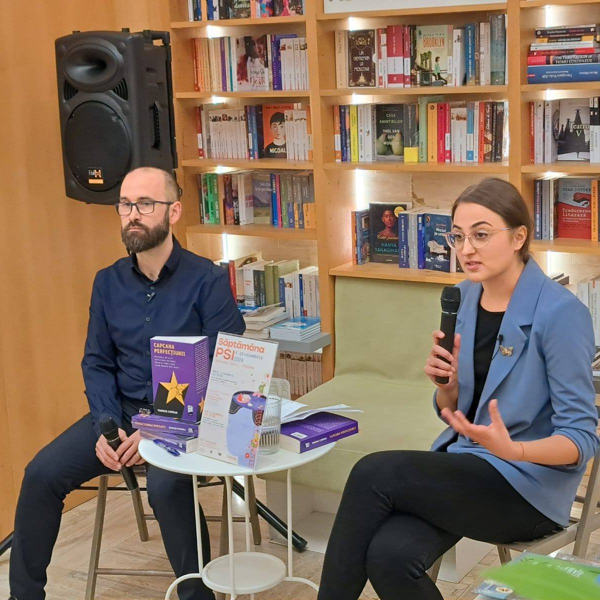 Cristian Boldișteanu și Adelina Scurtu la Cărturești