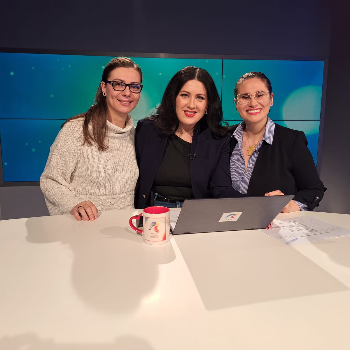 Ancuța Coman-Boldișteanu și Cristina Bărută la TV