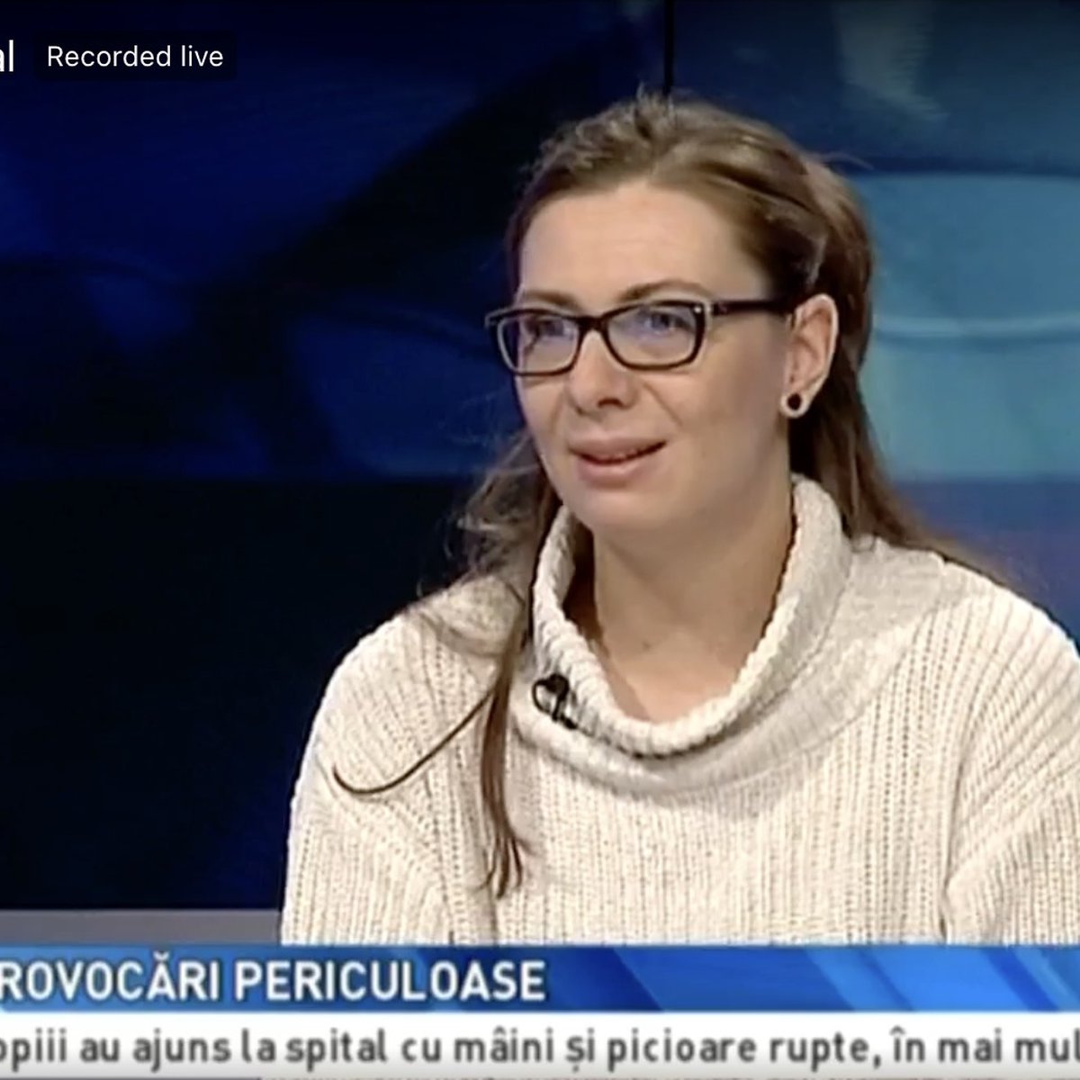 Cristina Bărută la TV